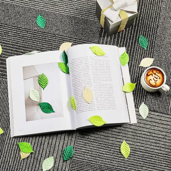 200 Pieces Mixed Leaves Mulberry Paper {2}