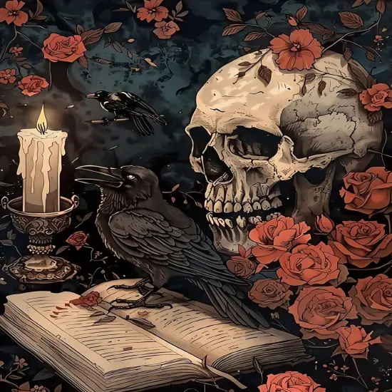 5D Halloween Diamond Painting Kits for Adults,12x16inch {1}