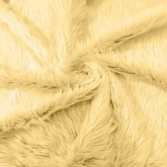 1 Yard Solid Faux Fox Fur Fabric for Cosplay Crafts Home Decor and Upholstery Black {7}