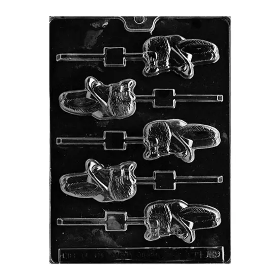 Charming Boy Bunny With Bonnet Chocolate Mold {1}