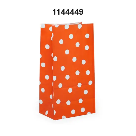 Dot Patterned Sos Food Bags 5'' x 3'' x 9 1/2'' Wrap {3}