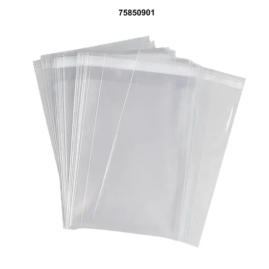 1.2 Mil Lip & Tape Poly Bags Self-Sealing 10 7/16'' x 15 1/4'' {2}