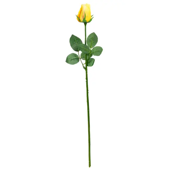 Allstate Rose Bud Floral Artificial Stem Spray - 23.5" - Yellow {4}