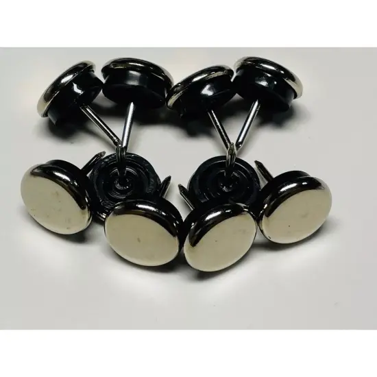 Kitcheniva 7/8" Nickel Base Metal Nail-On Glides For Wood Furnitures Crafts {6}