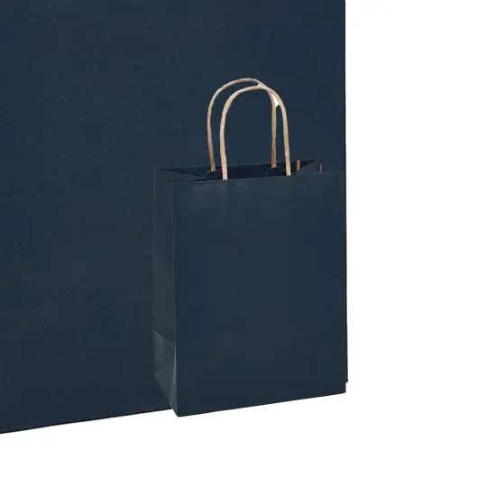Kraft Tinted Shopping Bag Large 5.5" x 3.25" x 13" {4}