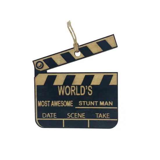 Worlds most awesome Stunt Man - Ornament Black {5}