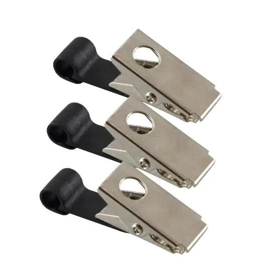Badge Clip, Low Profile, 25 Per Pack, 3 Packs {1}