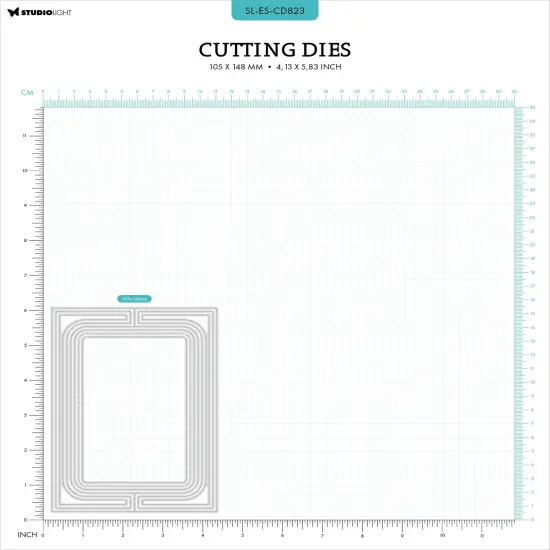 Studio Light Essentials Cutting Die-Nr. 823, Rectangle Card Shape {1}