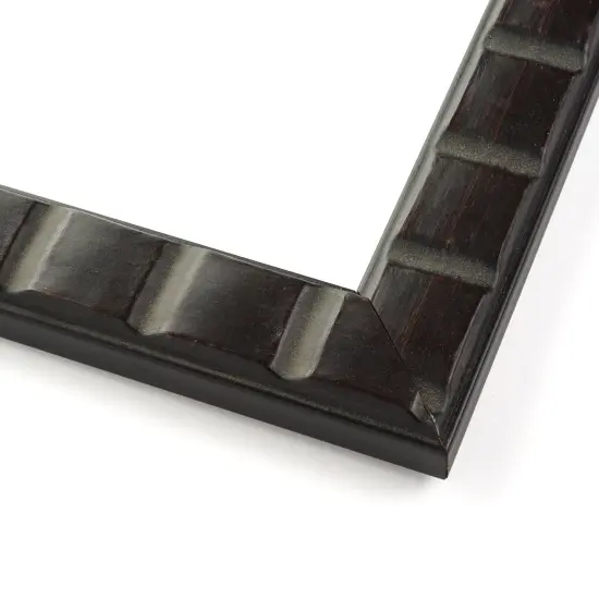 Square Deco Black Picture Frame - UV Acrylic, Foam Board Backing, Hanging Hardware {3}