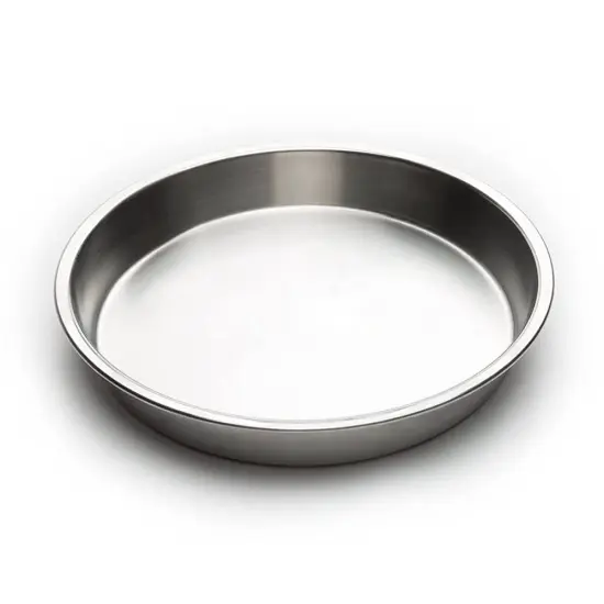 Fox Run 4865 Round Cake Baking Pan Rust Proof Stainless Steel 9 inch {1}