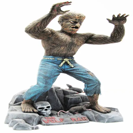Atlantis Plastic Model Kit-Lon Chaney Jr. Wolfman Glow Limited Ed. {3}
