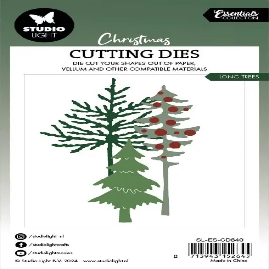 Studio Light Essentials Cutting Die-Nr. 840, Long Trees {3}