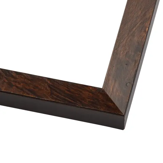 Slim Profile Brown Picture Frame - UV Acrylic, Foam Board Backing, Hanging Hardware {2}