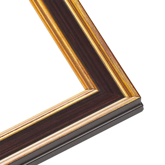 Panoramic Weathered Gold Picture Frame - UV Acrylic, Foam Board Backing, Hanging Hardware {2}