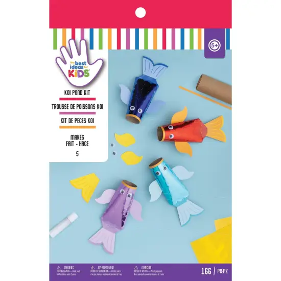American Crafts Best Ideas For Kids Craft Kit-Koi Fish, Makes 5 {1}