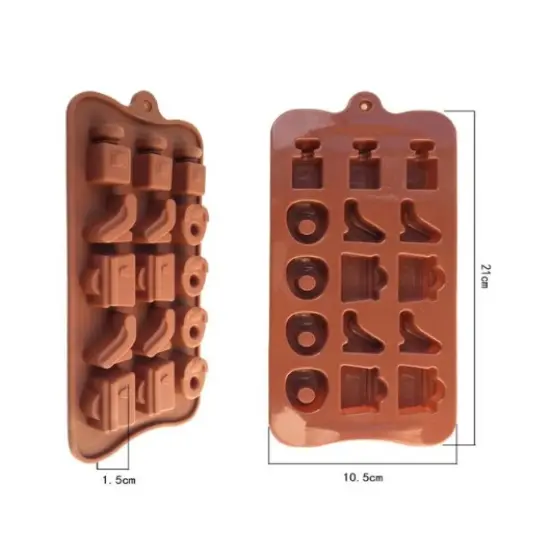 Purse and Perfume Handbag Silicone DIY Mold to make Soap Candle Chocolate Candy Tray Mold ICE Party maker mould {2}