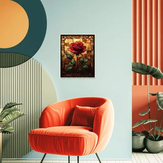 Rose Paint by Numbers Kit for Adults Beginner Flowers Oil Painting Kit Adult Paint by Number Kits on Canvas DIY Painting for Beginners Art by Numbers for Gifts Home Wall Decor 16x20 Inch {3}