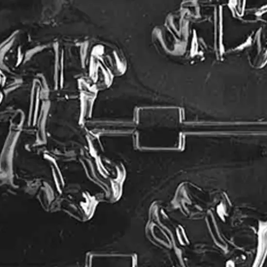 Festive Reindeer Lollipop Chocolate Mold {3}