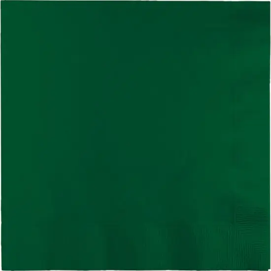 250 pc Bulk Hunter Green Dinner Napkins 3 Ply {1}