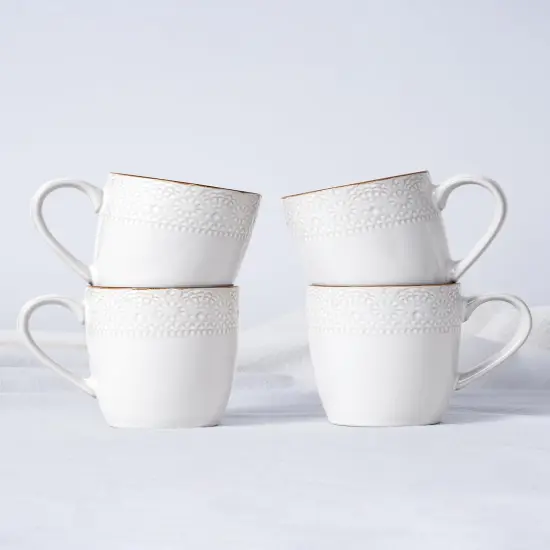 Coffee Mugs Sets for 4, 12 oz Mug Set {4}