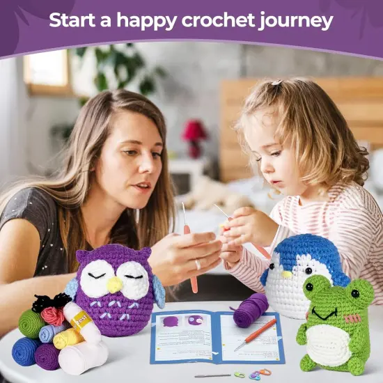 Crochet Kit for Beginners ,DIY Crochet Kit {3}