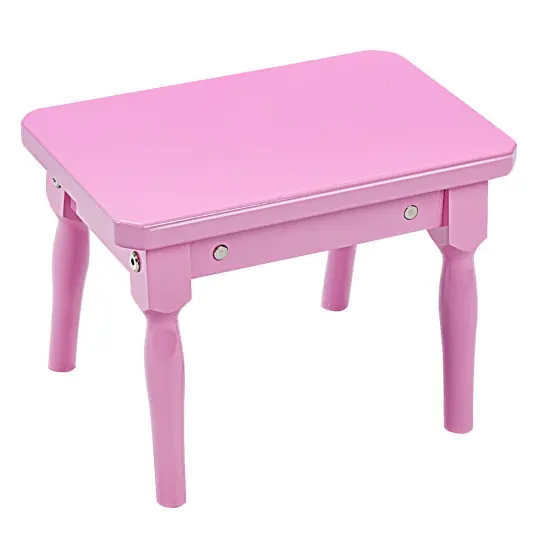 MDF and Birch Kids Classical Piano with Bench, Music Stand and Safe Design Pink {6}