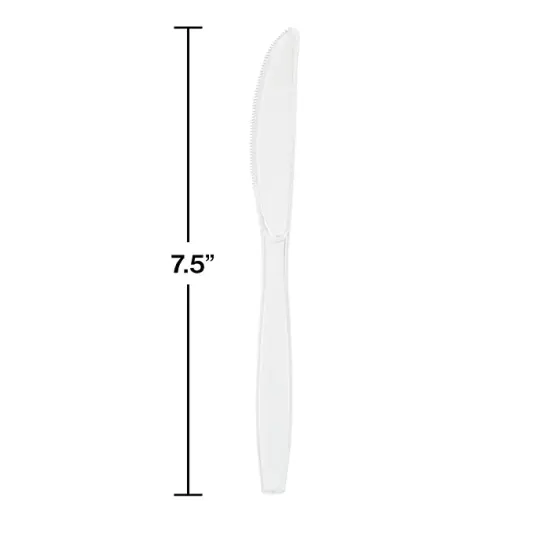 600 pc Bulk Clear Plastic Knives {2}