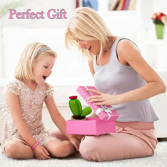 5PCS Crochet Kit for Beginners, Learn to Crochet Kits for Adults and Kids, Starter Craft Knitting Flower Kit {5}