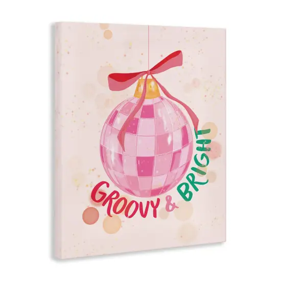 Stupell Industries Groovy & Bright Bauble Canvas By Rachel Nieman {3}