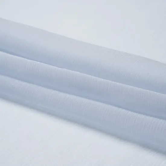 1 Yard Baby Blue Crinkled Silk Chiffon Premium Collection 43 inch Width {4}
