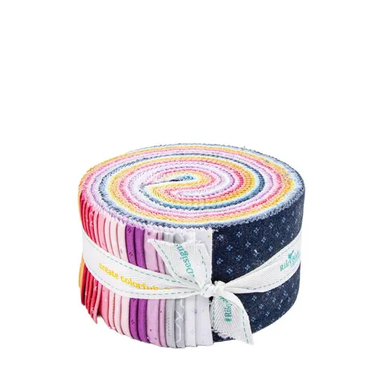 Essence 2.5" Strip Roll (Jelly Roll / Rolie Polie) by Fran Gulick for Riley Blake (RP-16460-40) {1}