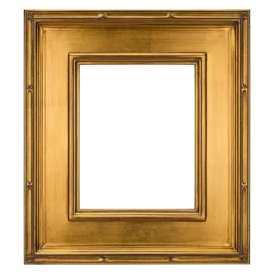 Creative Mark Museum Plein Aire Ornate Picture Frame - frame" - Gold Leaf - Pack of , High-End Antique Style Frames - Open Back with No Glass or Backing {1}