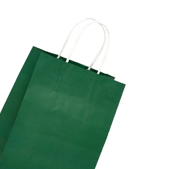 Chic Bright Matte Shopping Bag with White Interior 6" x 3 1/4" x 8 3/8" {3}