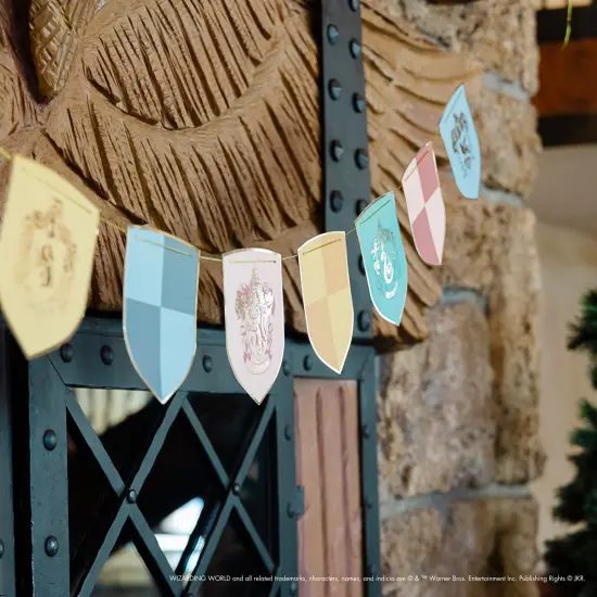 HARRY POTTER X BONJOUR F&Ecirc;TE HOUSE PRIDE MULTICOLOR DECORATIVE HOGWARTS BANNER {6}