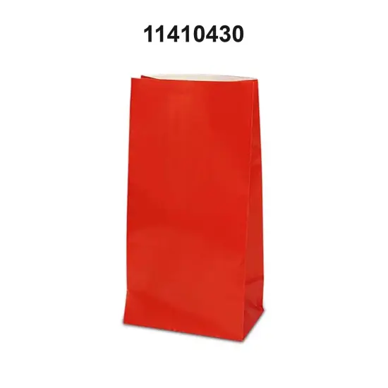 Colored Paper Party Bags 5'' x 3 1/8'' x 9 5/8'' Packs {3}