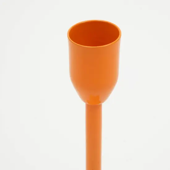 Floral Fusion Candle Holder, Orange {4}