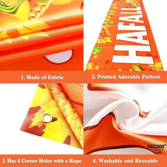 Happy Fall Yard Banner {2}