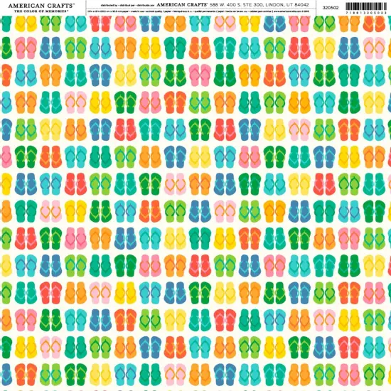 American Crafts Brands Summer Cardstock 12"X12" {1}