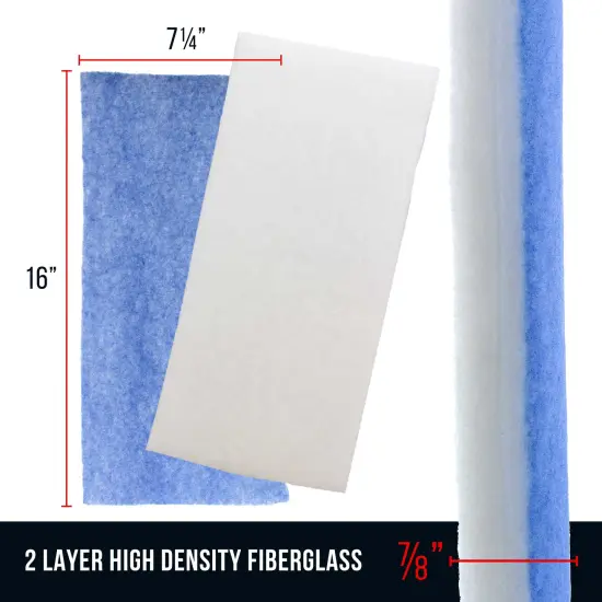 Filter Set for Portable Airbrush Spray Booth that Fits Master, Paasche, Sky Enterprise, Air Hobby and More (Pack of 4) {3}