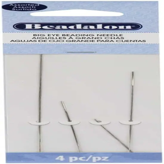 Beadalon Big Eye Needle Astd 4pc {1}