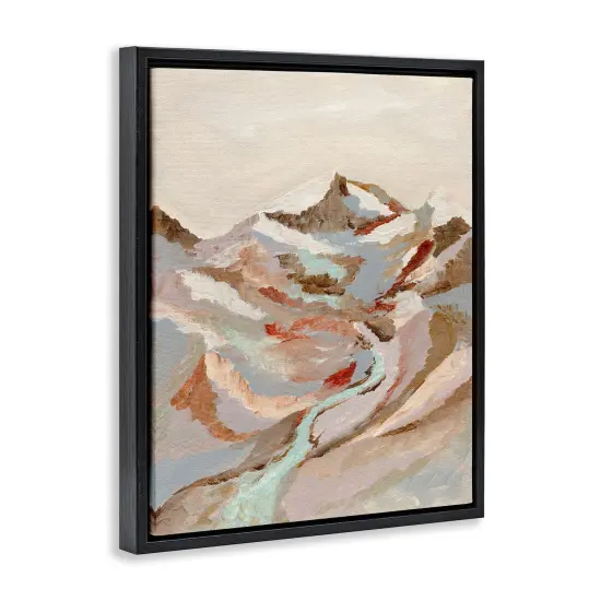 Stupell Industries Earthen Tones Landscape Floater Framed Canvas Wall Art Design by Nikita Jariwala {3}