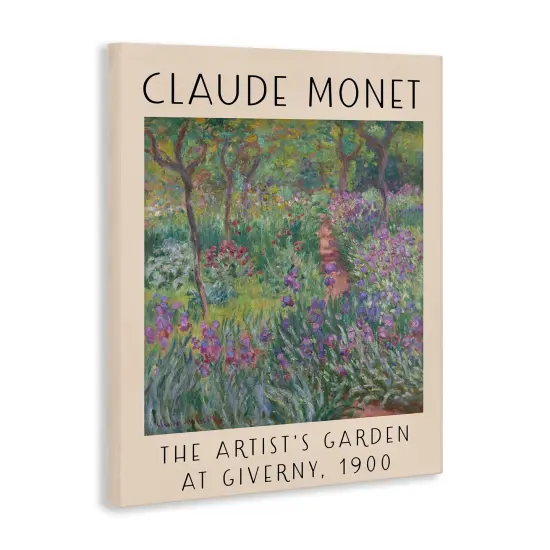 Stupell Industries Classic Garden by Monet Canvas Wall Art Design by Daphne Polselli {3}
