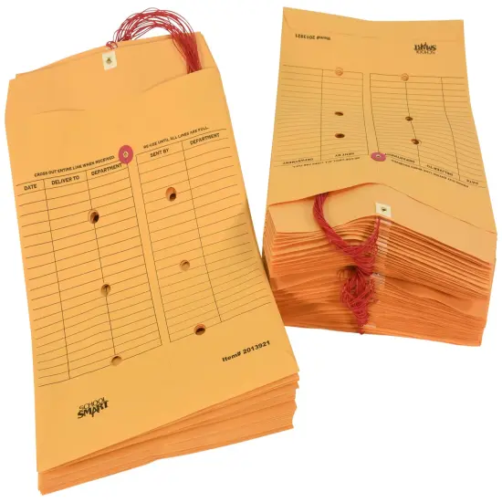School Smart Interoffice Envelopes, 10 x 13 Inches, Pack of 100 {1}
