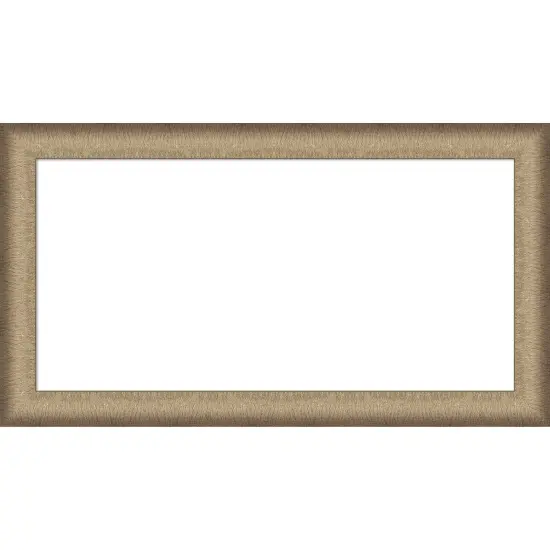 Elegant Brushed Narrow Framed Dry Erase Magnetic Board Bronze {1}