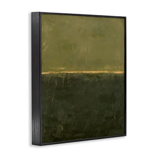 Stupell Industries Green Hued Rustic Abstract Framed Giclee By Design Fabrikken {9}