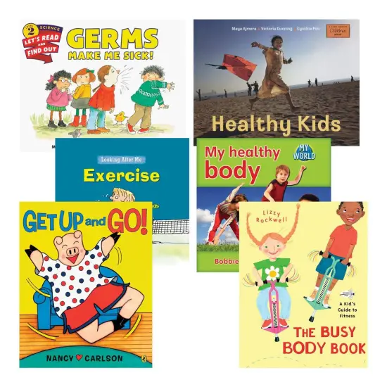 Kaplan Early Learning Company Keeping Our Body Healthy Books - Set of 6 {1}