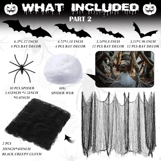 69 Pcs Halloween Witch Hats Decorations {3}