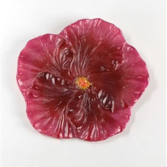 8” x 7.5" x 1.5" Hibiscus Frit Casting Glass Fusing Kiln Mold {2}
