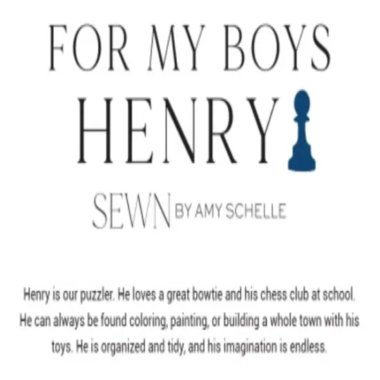 For My Boys Henry 10" Square Pack (Layer Cake) by Sewn By Amy Schelle for Moda (25150LC) {2}