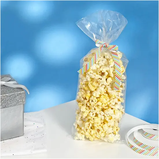 Plymor 5" x 12", 2 Mil Flat Open Clear Plastic Poly Bags {3}